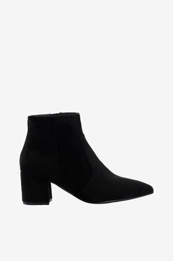Bianco Boots biAdevived Ankle Boot Faux Suede Svart