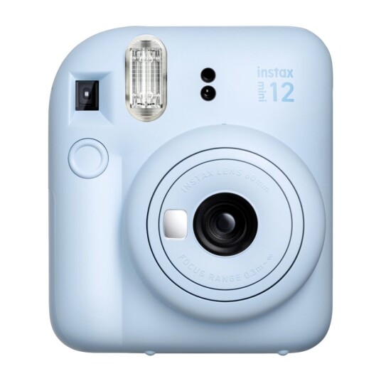 Fujifilm Instax Mini 12 kompaktkamera (blå, 10 bilder) Fujifilm Instax Mini 12 kompaktkamera (blå, 10 bilder)