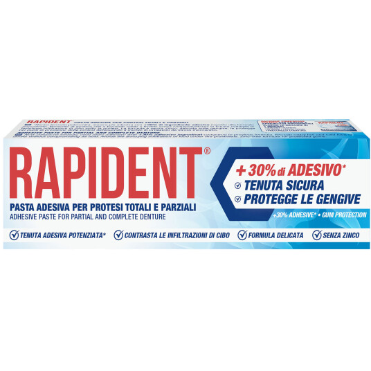 Proteselim RAPIDENT Selvklebende krem 40g
