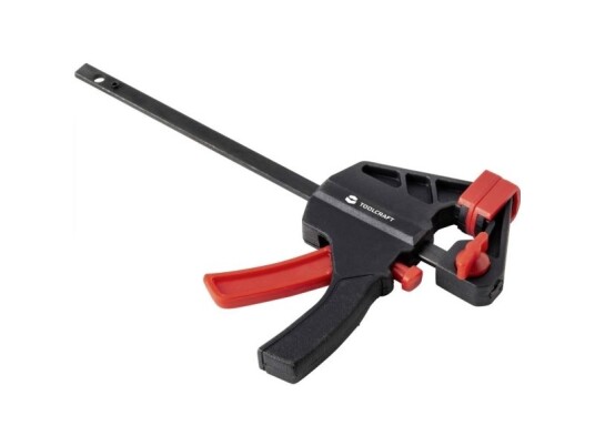 Skruetvinger Toolcraft To-6743691 Spann-Weite (Max.):100 Mm Mål, Længde: 180 Mm Udhængsmål:35 Mm