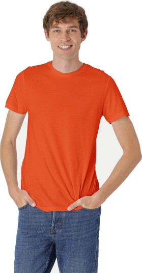 Neutral Organic   Mens Fitted T shirt Oransje