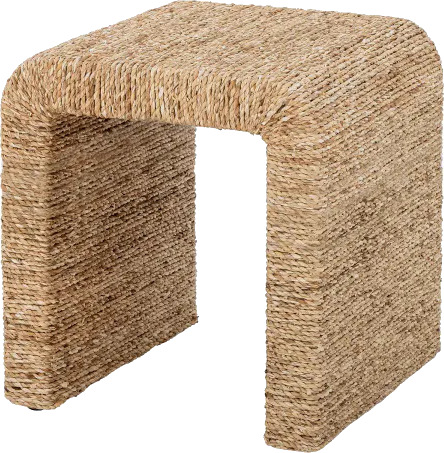 Bloomingville Kien Taburet, Natur, Vandhyacint - Beige - ONE SIZE