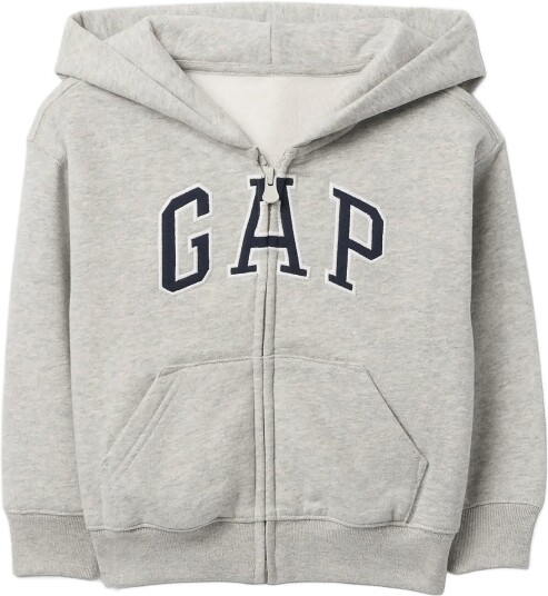 GAP Baby & Toddler Vintagesoft Logo Zip Hoodie LIGHT HEATHER GREY 92 GAP Baby & Toddler Vintagesoft Logo Zip Hoodie LIGHT HEATHER GREY 92