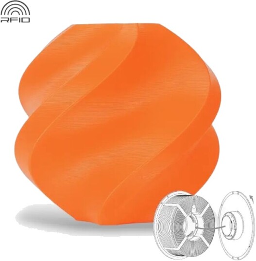 Bambu Lab Abs   Refill Orange