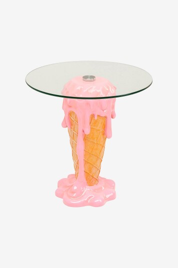 KARE Design Bistrobord Ice Cream Pink Ø60cm Rosa