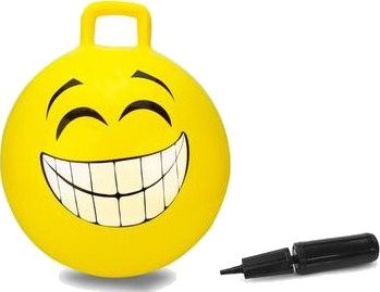 Jamara Hoppeball Smile – 45 cm maks 50 kg fra 12 mnd – Gul Jamara Hoppeball Smile – 45 cm maks 50 kg fra 12 mnd – Gul