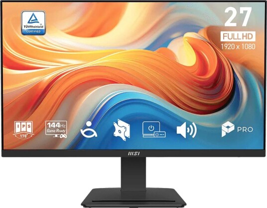 MSI PRO MP273DE 27" FHD IPS PC Skjerm med 4 ms svart MSI PRO MP273DE 27" FHD IPS PC Skjerm med 4 ms svart