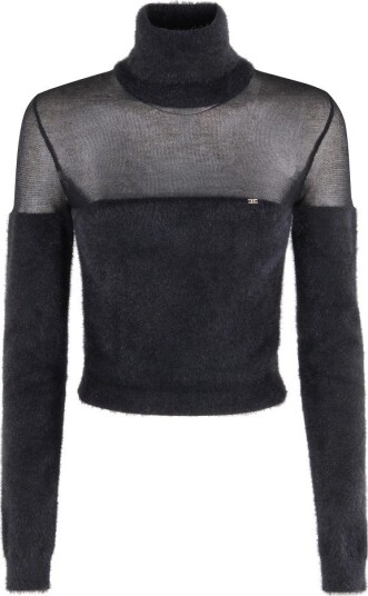 Elisabetta Franchi Dame Strikkevarer Svart S,