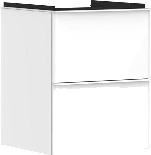 Underskab Xeluq 2Skuf 480X475 Hvid/Hvid