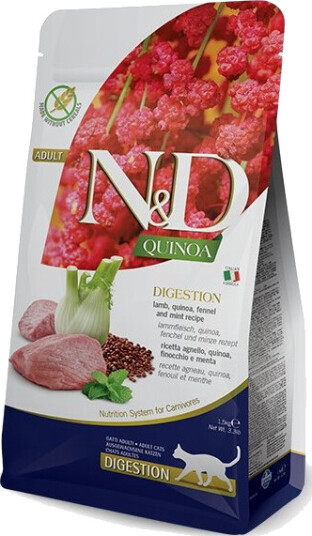 Farmina N&D Quinoa Voksen Kattemat Lam 1,5 kg Kornfri Farmina N&D Quinoa Voksen Kattemat Lam 1,5 kg Kornfri