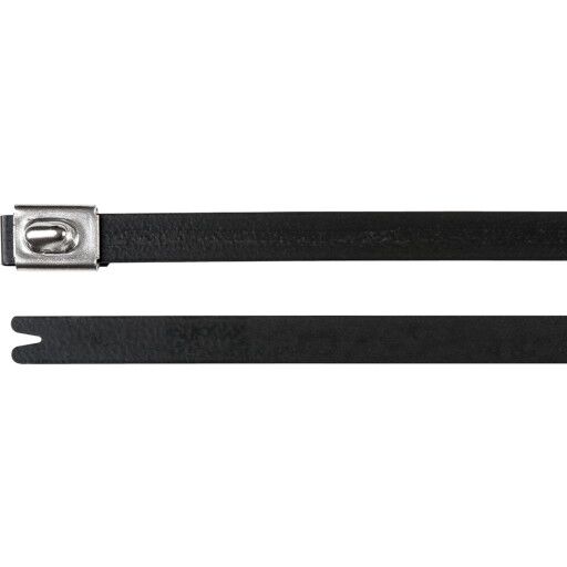 Hellermann Tyton 111 00297 Metallbånd bredde: 7.9 mm 50 pakning 681 mm Installasjonsmaterial