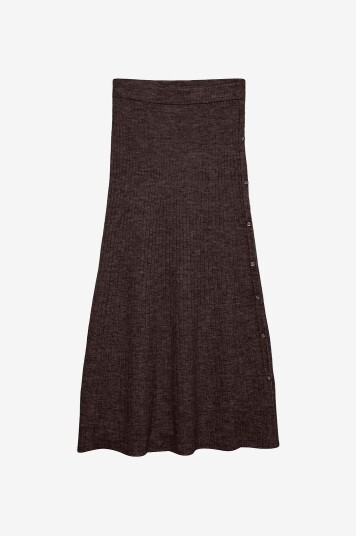 Vero Moda Maxi skjørt vmSally NW Ankle Brun