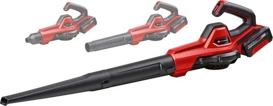 Einhell Løvblåser GE-UB 18/250 Li E 18V 4.0Ah – Slank og effektiv svart/rød