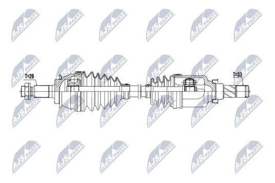 Nty Drivaksel NTY NPW BM 243