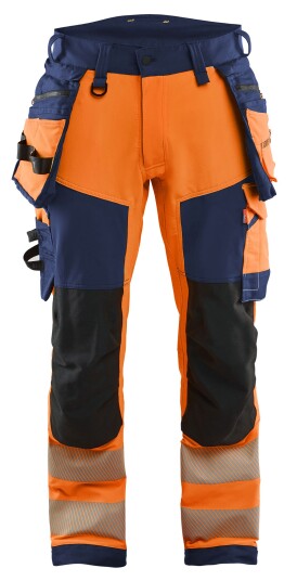 Blakläder 112216485389D92 Arbeidsbukse Varsling Oransje Marinebla