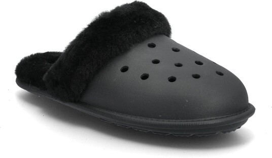Crocs Classic Fuzz Scuff BLACK 48/49 Crocs Classic Fuzz Scuff BLACK 48/49