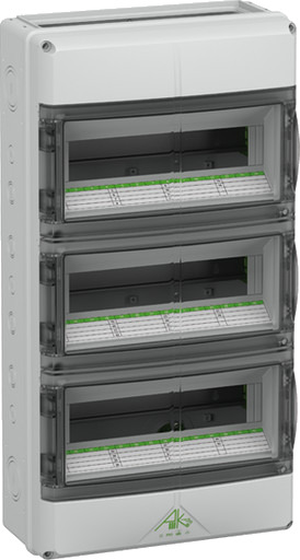 Spelsberg Fordelingsskap AK-F 42 Modul Med PE/N For Flensavslutning IP65 Grå