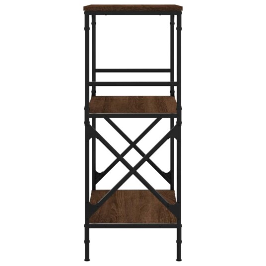 Bokhylle 3 etasjer brun eik 59x35x90,5 cm konstruert tre 8721012193987 Bokhylle 3 etasjer brun eik 59x35x90,5 cm konstruert tre 8721012193987