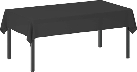 vidaXL Bordduk Rektangulær Mørkegrå 140 x 220 cm