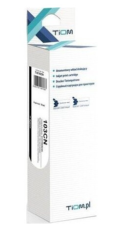 Tiom-Blekk Tiom-Blekk For Epson 103Cn | C13t00s24a | 70Ml | Cyan