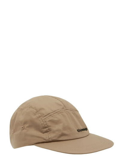Knowledge Cotton Apparel Vent Riptop 90 5 Panel Cap Beige ONE SIZE Knowledge Cotton Apparel Vent Riptop 90 5 Panel Cap Beige ONE SIZE