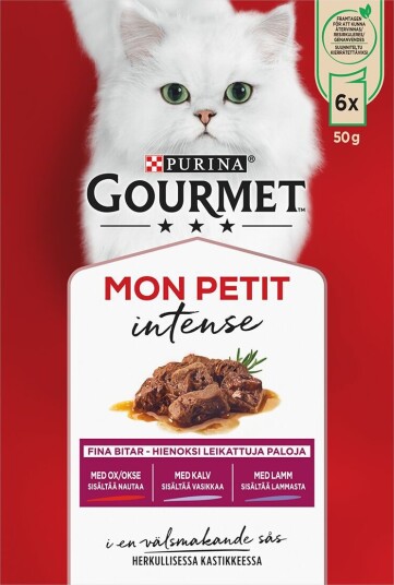 Gourmet Våtfôr Mon Petit Meat Selection Våtfôr Til Katt 6X50 G