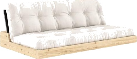 Karup Design Base Sovesofa Svart Natt/701 Naturfarget