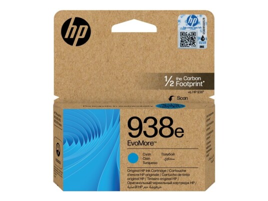 Hp 938E Evomore - Cyan - Original - Blekkpatron - For Officejet Pro 8130E