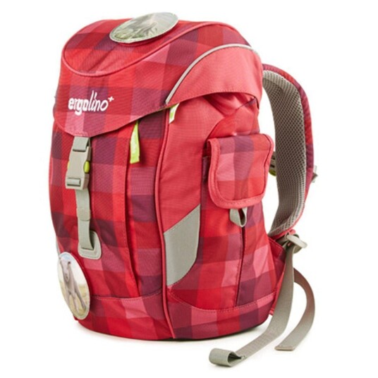 Ergobag Ergolino Pluss+ Lett barnehagesekk 10 liter Rødrutet