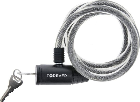 Sykkellås Forever CBL-100 sykkelkjettinglås med nøkkel 1,1 m Sykkellås Forever CBL-100 sykkelkjettinglås med nøkkel 1,1 m