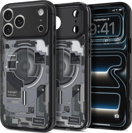 Spigen Ultra Hybrid MagSafe - zero one black - iPhone 18 Pro/17 Pro