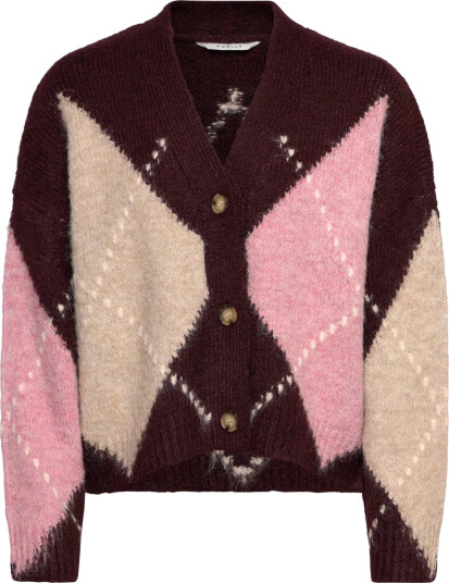 Noella N-Laiana Knit Cardigan - Burgundy - XS/S