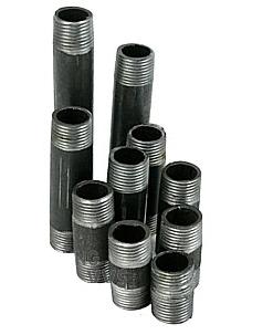 Sort Nippelrør 1/2" - 10 stk. assortert