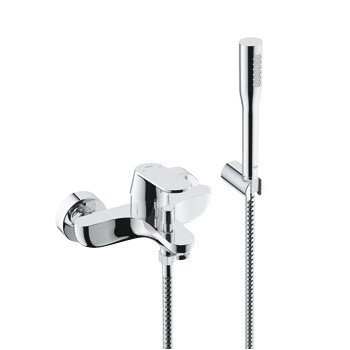 Grohe Eurosmart Cosmopolitan karbatteri Med hånddusjsett, Krom Grohe Eurosmart Cosmopolitan karbatteri Med hånddusjsett, Krom
