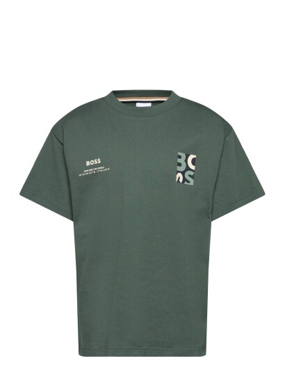 BOSS Short Sleeves Tee Shirt Khaki green 104 BOSS Short Sleeves Tee Shirt Khaki green 104