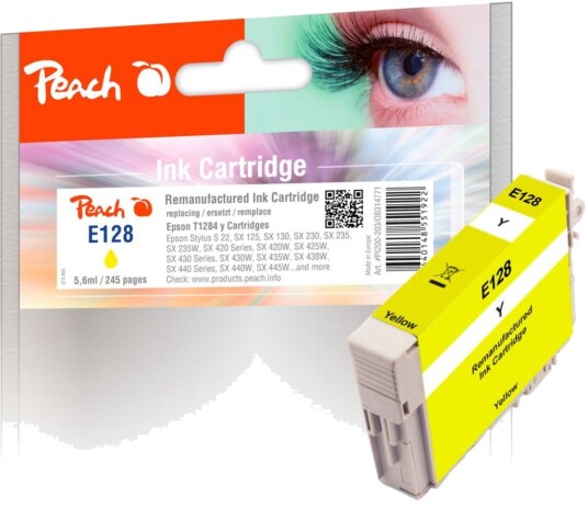 Kompatibel med T1284 Blekkpatron gul for Epson