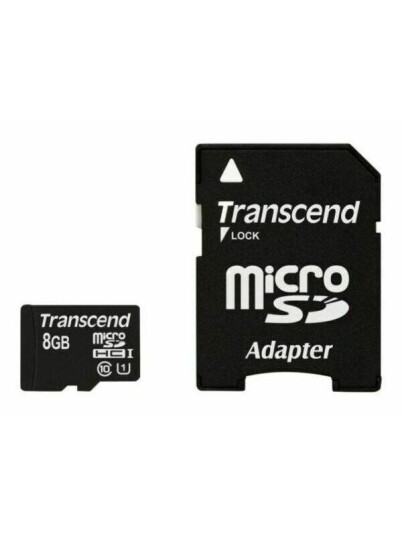 Transcend MicroSDHC UHS-I Premium - 8GB Transcend MicroSDHC UHS-I Premium - 8GB