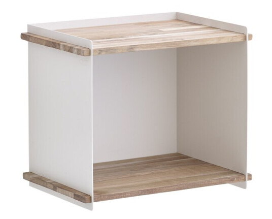 Cane-line Box vegg teak & hvit aluminium Natur