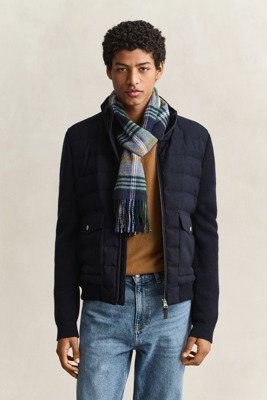 Gant Insulated Hybrid Flannel Jacket Navy M