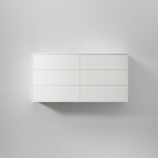 INR Iconic Nordic Rooms Terra Servantskap Pure White / 140cm Dobbel Solid