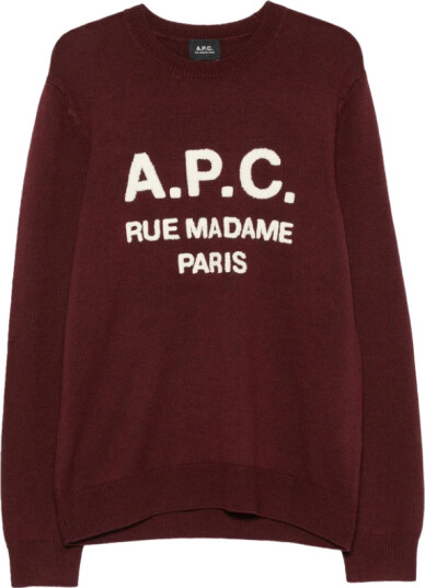 A.p.c. Herre Strikkevarer Rød L,