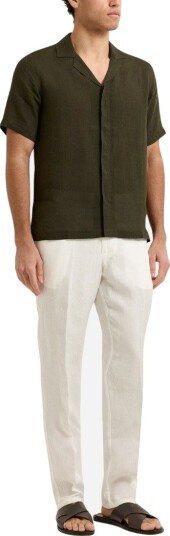 Orlebar Brown Cornell italian linen 32 hvit herre Orlebar Brown Cornell italian linen 32 hvit herre