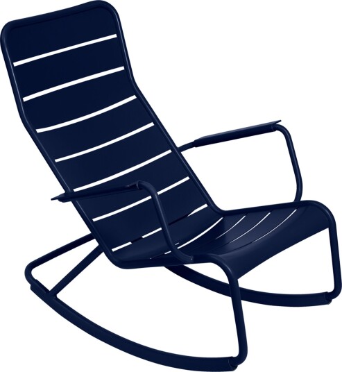 Fermob Luxembourg Rocking Chair Deep Blue 92 Utendørs Lenestoler Frédéric Sofia Metall Fermob Luxembourg Rocking Chair Deep Blue 92 Utendørs Lenestoler Frédéric Sofia Metall