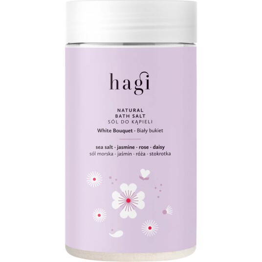 Hagi White Bouquet Natural Bath Salt 480 g