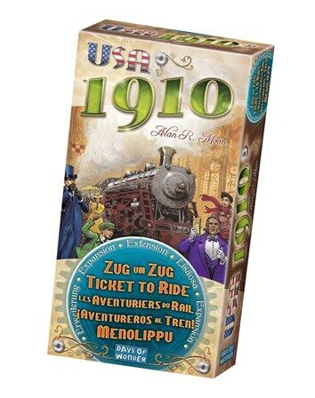 Ticket to Ride USA 1910 Utvidelse av Brettspill fra Days of Wonder Ticket to Ride USA 1910 Utvidelse av Brettspill fra Days of Wonder