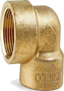 Isiflo Elbow brass 90° female/female 34 Isiflo Elbow brass 90° female/female 34