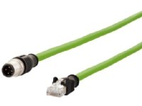 METZ CONNECT 142M4D15010, 1 m, Cat5e, S/UTP (STP), RJ-45, M12 METZ CONNECT 142M4D15010, 1 m, Cat5e, S/UTP (STP), RJ-45, M12