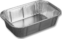 Alubakke 1650 Ml 254X160x60 Mm,25 Stk/Pk