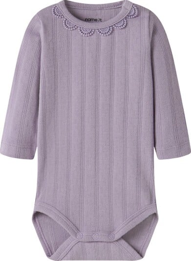 Name It Body I/e NbfOlene Arvestykke Lilac Name It 68 Langermet Body Lilla 62