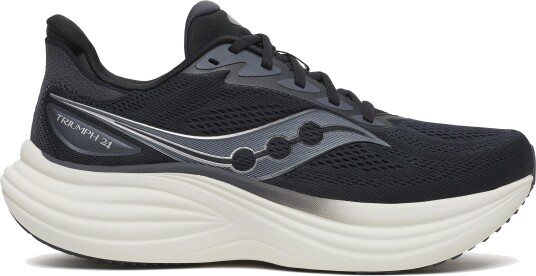 Saucony Women"s Triumph 24 Wide Black/silver 38.5